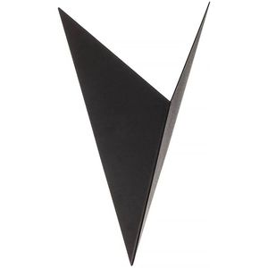 Emibig - Wandlamp Form H 30 cm zwart