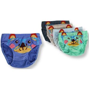 Jongensonderbroeken - 4-Pack - Teddybeer - 2/4 Jaar