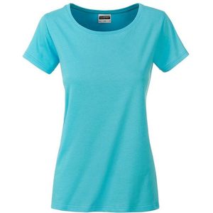 James and Nicholson Dames/dames Basic Organic Katoenen T-Shirt (Pacific)