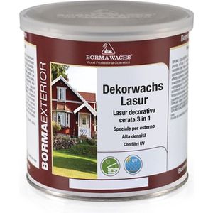 Borma Wachs dekkende Lazuur / buitenbeits Chocolade Bruin (kleur 59) 750ml