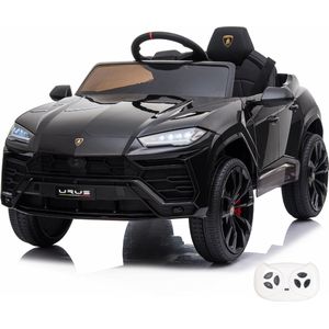 Lamborghini Urus - Elektrische Kinderauto 12V - 1 tot 6 jaar - Zwart