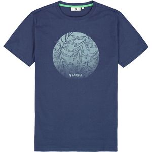 Garcia T-shirt T Shirt Met Fotoprint R41201 70 Marine Mannen Maat - XL
