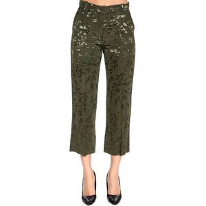 Pinko • groene pantalon met blad motief • maat IT44 (M)