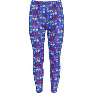 Donkerblauwe meisjes legging met kleurrijke Peppa Pig letters