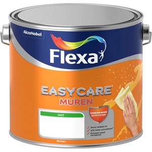 Flexa - Easycare Muren Muurverf - Wit Turf - Mengverf - 2.5 Liter