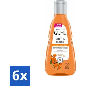 Guhl - Shampoo - Vochtherstel - 250 ml - Voordeelverpakking - 6 stuks