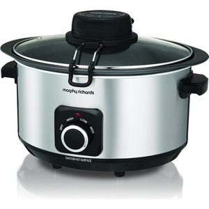 Morphy Richards Slow Cooker Sear, Stew and Stir Slow Cooker - 6.5l - Automaat roerfunctie