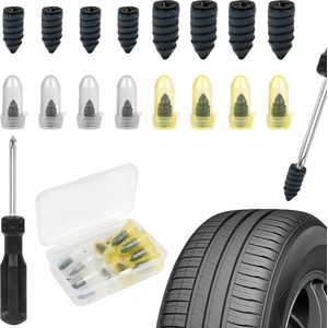 Solacis Bandenreparatieset Auto - Bandenreparatiekit - Proppenset - Bandenreparatieset - Banden Reparatieset Auto - Must Have Voor In De Auto!