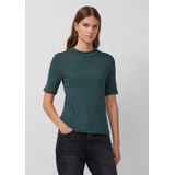 s.Oliver - T-shirt - Bottle Green - Halve Armlengte - Ronde Hals