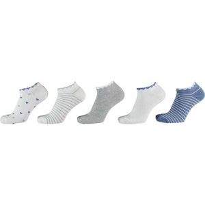 iN ControL 5pack sneakersokken Meisjes Maat 23-26