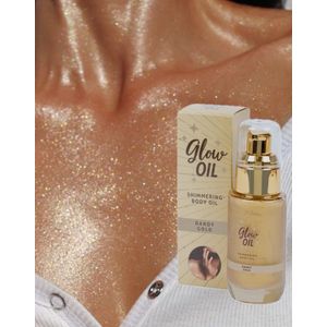 Gold Shimmering Body Oil - HoA - Body Glitter - Dandy Gold - Shimmering Body Oil - Body Creme - Glow - 30 ML - Golden Glow -Body Glitter & Shimmer - Bronze Highlighter - Glitter Olie / Body Olie - Geschikt voor Lichaam & Gezicht