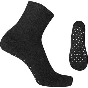 Pierre Cardin Huissokken anti slip - Antislip sokken - Zwart - ABS - maat 40-46