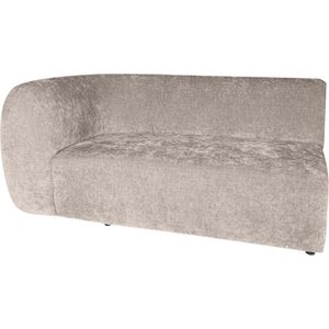 PTMD Lujo sofa white 9852 fiore fabric 2 seater arm L