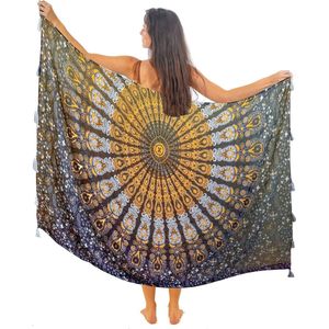 Sarong voor Dames - Boho Chic Mandala Pareo - Strand Bikini Bedekken - Badpak Sjaal
