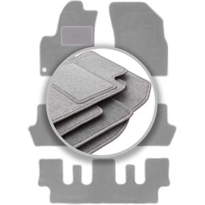 Automatten asgrijs voor: Citroen C4 Grand Picasso 7-zits (2006-2013)