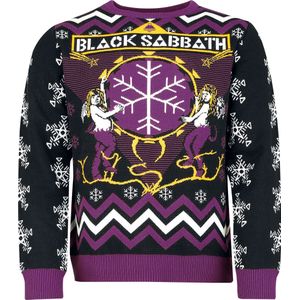 Black Sabbath Holiday Sweater Heren Christmas jumper - meerkleurig - 5XL
