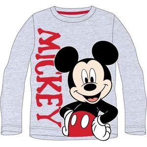 Mickey Mouse longsleeve shirt grijs maat 98