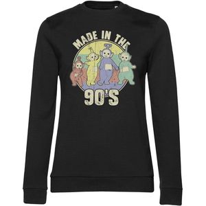 Teletubbies Damen Made In The 90s Girly Sweatshirt CPLG-53-TTUB002-H92-8 Black-S