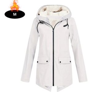Bovista Windjas Dames - Parka - Lente & Herfst - Jas - Volwassen - Windjack - Windbreaker - Outdoor - Wit - M
