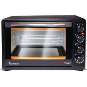 TurboTronic EV45 Vrijstaande Oven - 45 Liter - Zwart