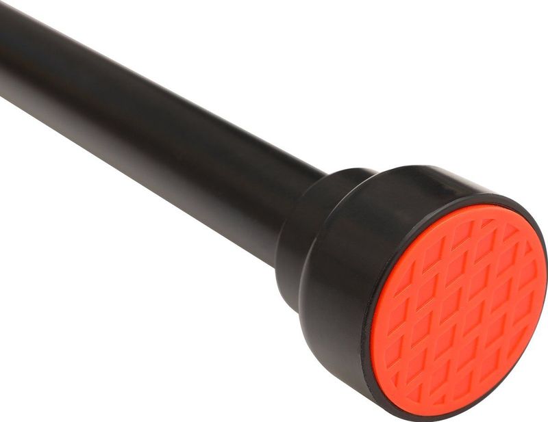 Gordijnroede - Zwart - Metaal