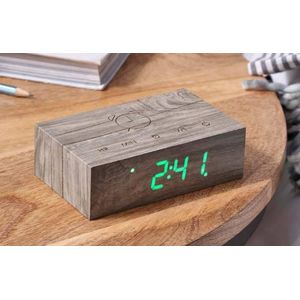 Flip Click Clock 'Ash' - Gingko