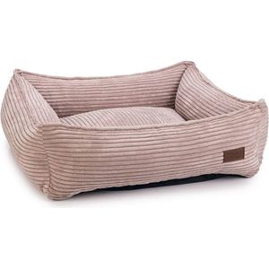 Designed by Lotte Ribbed - Hondenmand - Roze - 65x60x20 cm
