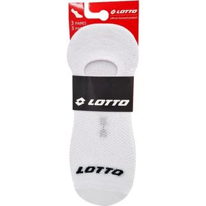 8 paar LOTTO FOOTIES WIT 43-46 Unisex