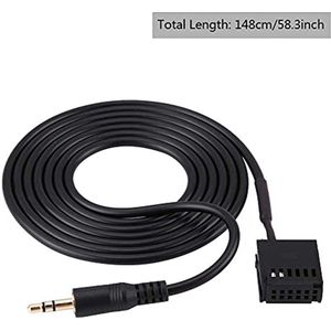 AUX Cable/Car Audio AUX Auxiliary Cable Adapter for 6000CD Mondeo with CD Removal Tool Keys, Black