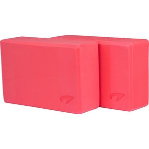 Avento Yoga Blok Set van 2 - Foam - Roze