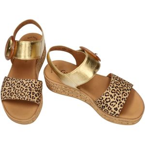 Gabor - 64.550.32 - Sandalen - Leopard/Satin Metallic - Goud