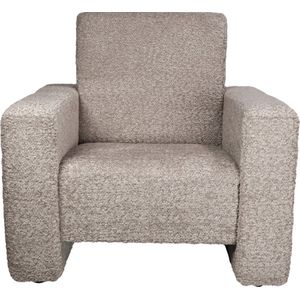 MamaLoes Jamie Taupe Bouclé Kinderfauteuil ML040704