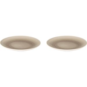 Palmer Bord Aurora 21 cm Grijs Offwhite Stoneware 2 stuk(s)