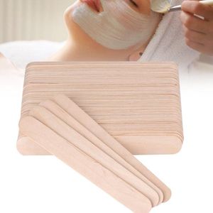 100 stks/zak Wegwerp Tongspatel Wax Stok Spatel Houten Applicator - HTML Content Needed .