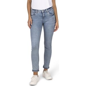 DENIMFY Dames Jeans Broeken DFElla slim Fit Blauw Volwassenen Denim Jeansbroek