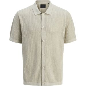JACK&JONES - JPRBLAARTO KNIT POLO SS LN - Heren - Cardigans