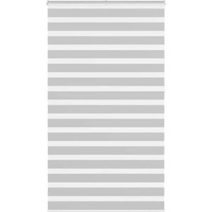 vidaXL - Zebra - rolgordijn - 130x230 - cm - stofbreedte - 125,9 - cm - lichtgrijs
