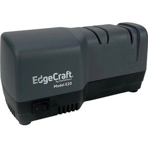 Edgecraft by Chef's Choice Hybrid E20 Messenslijpmachine - Grijs - 40 Watt - Twee Slijpfases - 100% Diamanten - Ook Voor Kartelmessen