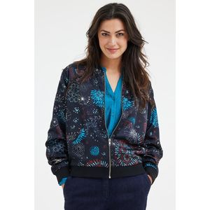 DIDI Dames Bomber Galaxy Black Sprinkle print maat 40