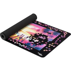 PuzzlEase Premium XXL Puzzelmat voor Puzzels tot 1500 Stukjes - 95x150 cm - Portapuzzle Opbergsysteem, Puzzelbord, Puzzelrol, Puzzel Mat