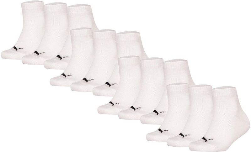 Puma - Sokken Plain Quarter - 12-pack - Sportsokken