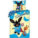 Bing Bunny Dekbedovertrek Hoppity - Eenpersoons - 140 x 200 cm - katoen