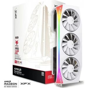 XFX - RX 9070 XT Mercury - Grafische Kaart - 16GB GDDR6 - RGB OC X3