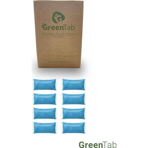 Allesreiniger – cleaning tabs - schoonmaak tabs - interieur reiniger- plasticvrij  - 8 liter -  biologisch afbreekbaar – streeploos – eco- milieuvriendelijk - zero waste - Greentabs® 8 x 1 Liter tabs