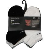 Nike - Enkelsokken - Set van 6 Stuks - Zwart - 97% Polyester, 3% Elastaan