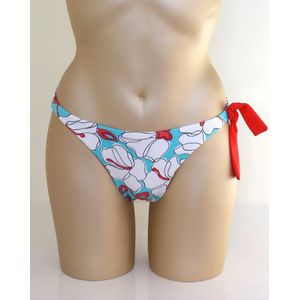 Freya - Sea Breeze - bikini broekje wit met aparte print - maat xs / 34