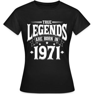 Legenden Worden Geboren In 1971 50ste Verjaardag Vrouwen T-shirt