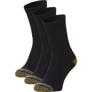 CAT / Caterpillar Work Socks | Diabetes sokken / werksokken | Maat 43 - 46 | Zwart | 3 paar sokken