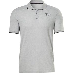 Reebok - Identity Piqué - Poloshirt - Grijs - Korte Mouw