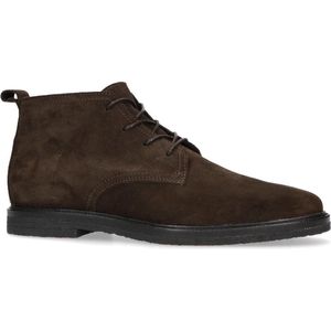 Sacha - Heren - Bruine suède veterboots - Maat 41